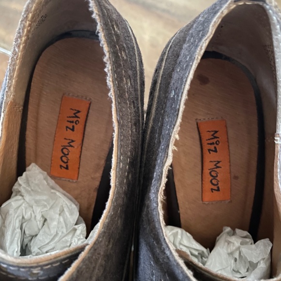 Miz Mooz Women’s ‘Lance' Lace Up Oxford Ankle Platform Booties - Brown Suede - 7 - Picture 7 of 12